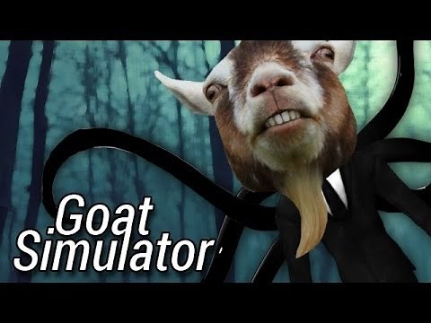 How To Become Slender Goat (Goat Simulator Tutorial)
