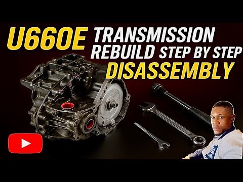 U660E U760E Complete Transmission Rebuild Pt1 | Step-By-Step Toyota/Lexus 22-Pin Gearbox Disassembly