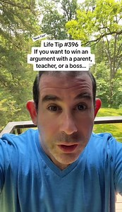 Life Tip 396 (Best Tips): If you want to win an argument with a parent, teacher, or a boss... #family #communication | Harlan Cohen