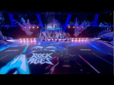 Cast of 'Rock of Ages' perform 'Don't Stop Believing' on Dancing on Ice 2012