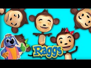 Nursery Rhymes and Kids Songs 🐒 Five Little Monkeys 🐵 Raggs TV