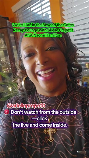 🚨We’re live in the Beyond the Gates Recap Lounge with Arielle Prepetit (Naomi). Join us now!🚨🎉🎉 #beyondthegates #beyondthegatescbs #blackexcellence #daytime #soapopera @Beyond the Gates @CBS Studios @Paramount @Pluto TV @CBS @CEO-Proctor & Gamble @NAACP @arielleprepetit