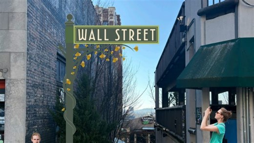 Redesigned 'whimsical' Wall Street signs get positive committee feedback