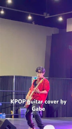 Kpop electric guitar cover by Gabe at the Collectors Supershow #Kpop #Gabe #electricguitar #guitar