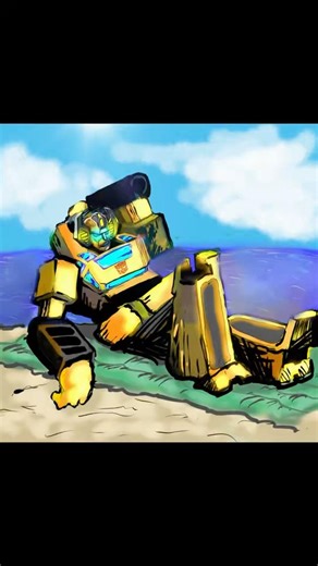 🤖Transformers fan art speedpaint - SUNSTREAKER #shorts