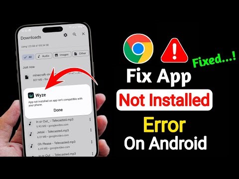 How To Fix App Not Installed Error On Android | App not installed