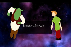 Shrek vs Shaggy by Traqq3d