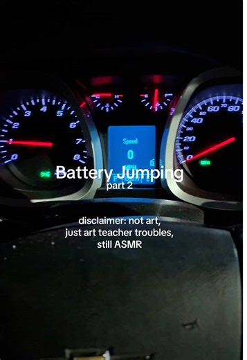 Paper Snips & Paint Drips ASMR - Battery Jumping - NOT art related- just art teacher troubles #artteacher #art #adultingishard #teachersoftiktok #dontgrowup