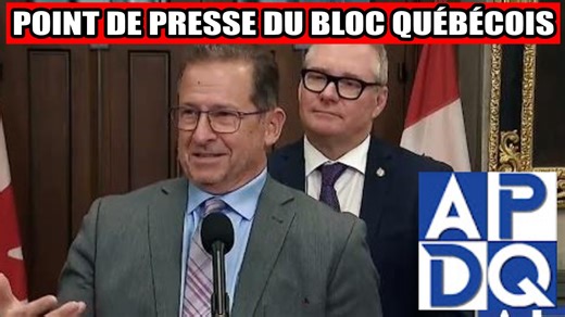 Le Bloc dénonce l’abandon des médias régionaux, corrige les chiffres du ministre et met en garde contre un quasi-monopole fédéral de l’information. Le chef du Bloc Québécois rencontre la presse à Ottawa pour remettre les pendules à l’heure. 🎤 Au menu : chiffres contestés, avenir des médias en région, rôle du CRTC et inquiétude grandissante face à un quasi « monopole d’État » autour de Radio-Canada. ▶️ Il revient sur les investissements annoncés par le ministre Guilbault et rectifie les montants