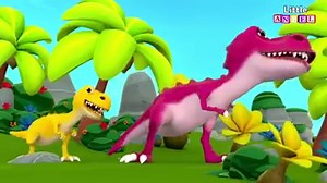 ¡Canta, ruge y baila con los dinosaurios y bebé T-Rex en este divertido video de Little Angel Español! | Little Angel - Español