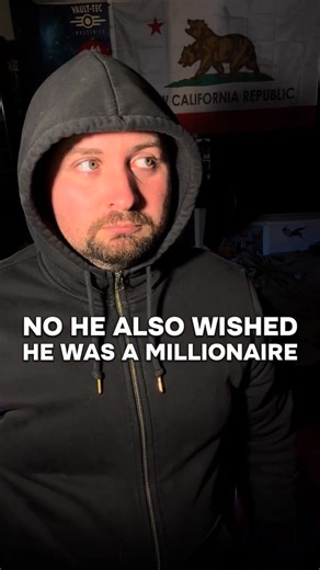 I wish I was a millionaire, like my father #millionaire #money #wish #genie #dadjokes | JakeGoodyear