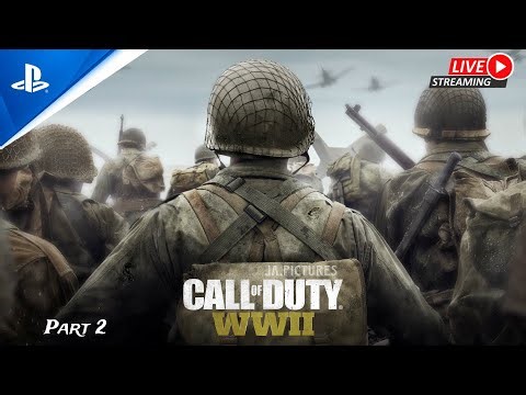 Call of duty ww2 | gameplay walkthrough | 🔴 Livestream 2025 | part 2 | 4k60fps (PS5)