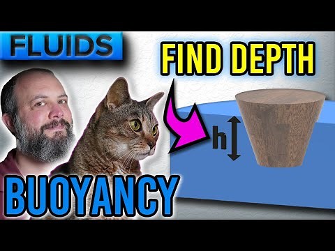 Determine Draft of a Floating Body – Fractional Volume Submerged Example Problem