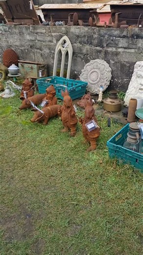 Kilkenny Architectural Salvage on Instagram: "A few cast iron garden ornaments in stock at the moment. Peter rabbit - €145 Pig - €85 Elf - €125 Nationwide delivery available #kilkenny #ireland #gardenornaments"