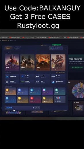 RUSTYLOOT How To CLAIM Free Bonus Promo Code ? #csgo #cs2