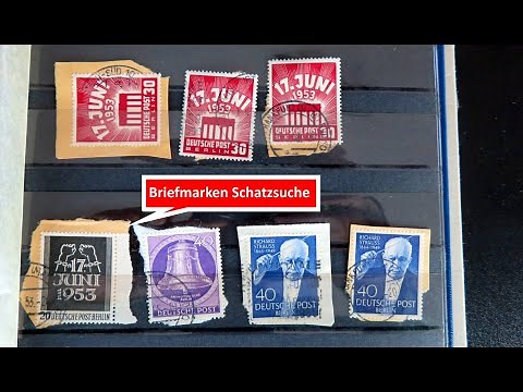 Briefmarken wertvoll? Schatzsuche in einer Luxuskiloware Briefmarken BRD und Berlin