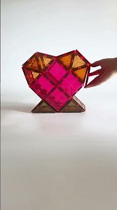 Build a Magnetic Heart ❤️ Creative Magnetic Blocks Toy #MagneticBlocks #BuildingBlocks #STEMToys