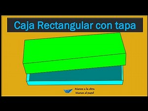 Como Hacer Una Caja De Carton Rectangular Con Tapa - Libros y textos, la información útil