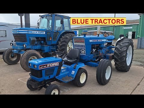 Fordson, Ford, New Holland Tractors at the Tractor World Show 2025 - Blue Tractors