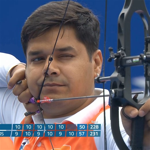 Flawlessly synchronized. Team india secures second gold in China. 🥇🇮🇳 #ArcheryWorldCup | World Archery
