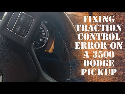 Dodge Ram traction control error fix