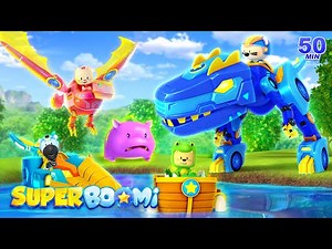 [NEW]Help the Baby Dinosaur Find His Mom🦕| Ultimate Dinosaur Race | Dinosaur Cartoons | Super BOOMi