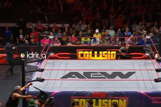 Fight shockingly breaks out midway through AEW Collision