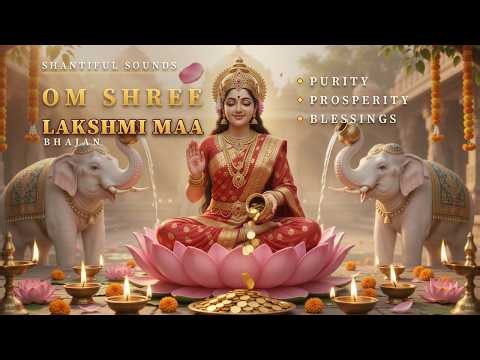 ATTRACT PURITY, PROSPERITY & BLESSINGS - Om Shree Lakshmi Maa | Peaceful Lakshmi Bhajan for Puja