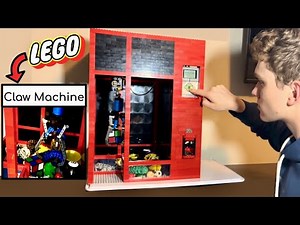 I Built a LEGO Claw Machine With Only 3 Motors - Working EV3