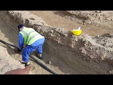 Duct Bank Cable Pulling (Underground duct bank manually cable pulling)