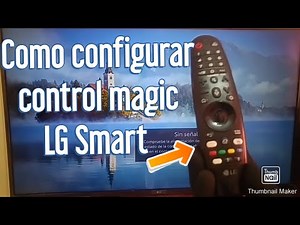 como configurar MAGIC CONTROL LG || CONTROL REMOTO mouse LG