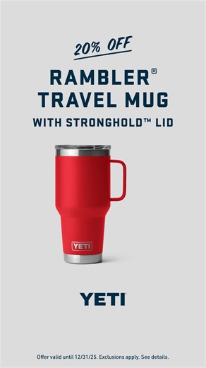 7K views | Grab one for 20% off through the end of the year. | YETI | Facebook