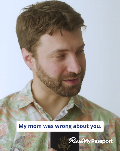 Don’t wait weeks. Get your passport delivered in 2–4 days ✅ RushMyPassport makes last-minute trips possible ✈️ | RushMyPassport.com