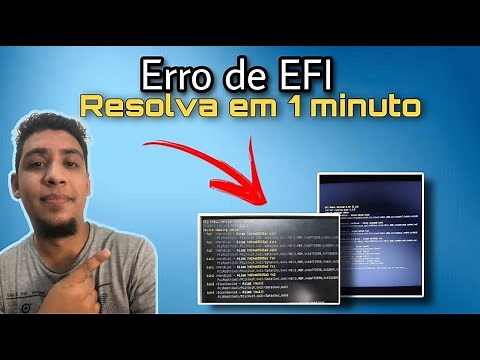 ERRO DE EFI SHELL NO PC! SIMPLES DE RESOLVER, TELA PRETA PC!