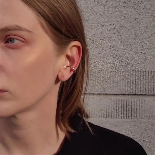 Sterling Silver Thick Ear Cuff: Minimalist Helix Conch Earring - Etsy