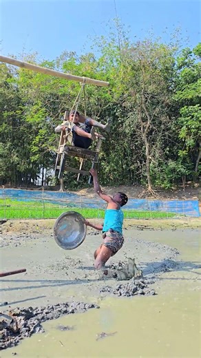 Perfect Fish Trap… Ruined in Seconds! 😂 Sneaky Kid’s Funny River Prank