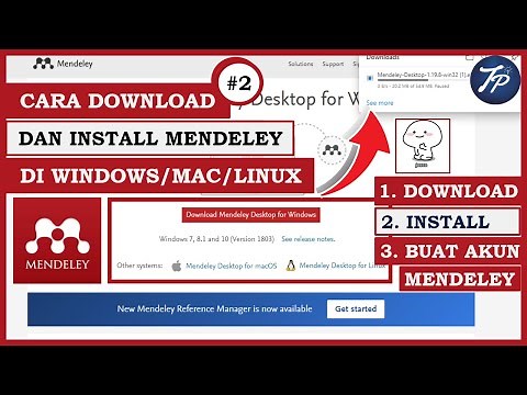 Tutorial Mendeley : Cara Download Mendeley dan Install Mendeley Dekstop di Windows 10