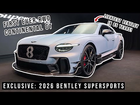 FIRST LOOK at the Most EXTREME Bentley Ever Made! | 2026 Bentley Supersports
