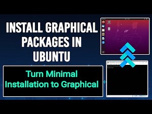 Install Graphical Packages in Ubuntu Server LTS | Ubuntu GNOME Desktop |