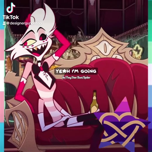 #STARBULLETS // POSTED THIS ON MY EDIT ACCOUNT @Loonie𖤐 | CEO of DesignerGun | #fy #fyp #rarepair #helluvaboss #hazbinhotel #fizzarolli #angeldust #blitzo
