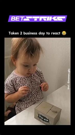 Memes Gks™ on Instagram: "This post shows a young girl placing a coin into a piggy bank, only to freeze in pure shock the moment it “swallows” her money — turning an ordinary childhood object into an unexpectedly dramatic moment. It fits into the trend of kid-reaction clips that go viral because children express emotion with total honesty: confusion, betrayal, and disbelief all hitting at once. The girl’s wide-eyed pause is what anchors the humor, making the moment instantly recognizable to anyo