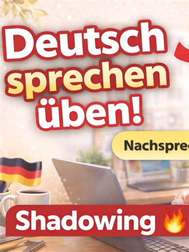 Deutsch üben mit YouTube und der Erweiterung ShadowEcho: zuhören, nachsprechen und besser sprechen. Funktioniert nur im Browser auf dem Computer. 🎧🇩🇪#deutschlernen #shadowing #learngerman #aussprache #sprachtraining