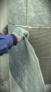 practical granite wall panel installation process #shorts