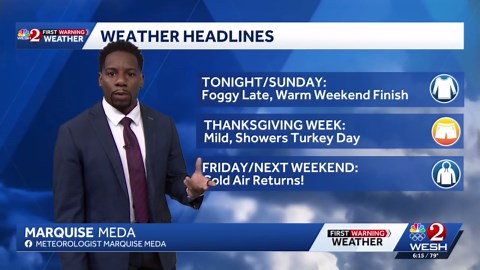 Cold Front May Impact Thanksgiving Travel Plans | Central Florida Holiday Forecast