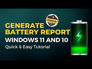 How to Generate a Battery Report in Windows 11 and 10 in 3 Easy Steps!