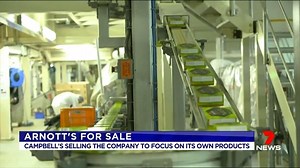 Popular biscuit brand Arnott's is up for sale. www.7plus.com.au/news #7News | 7NEWS Melbourne
