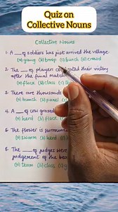 95K views · 1K reactions | Quiz on Collective Nouns. #educational #English #students #nouns | Table of Knowledge TV | Facebook