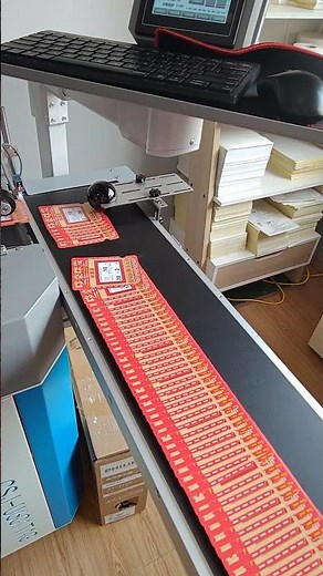 Lottery ticket scratch card variable date printing machine