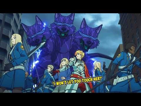 Richard Throws Himself Between Ayaka and Cerberus【Fate/Strange Fake】