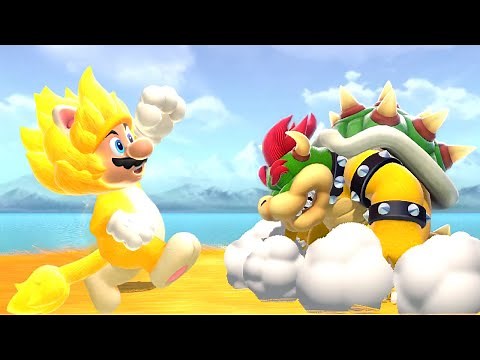 Bowser's Fury Walkthrough Finale - Giga Cat Mario vs Bowser's Final Form